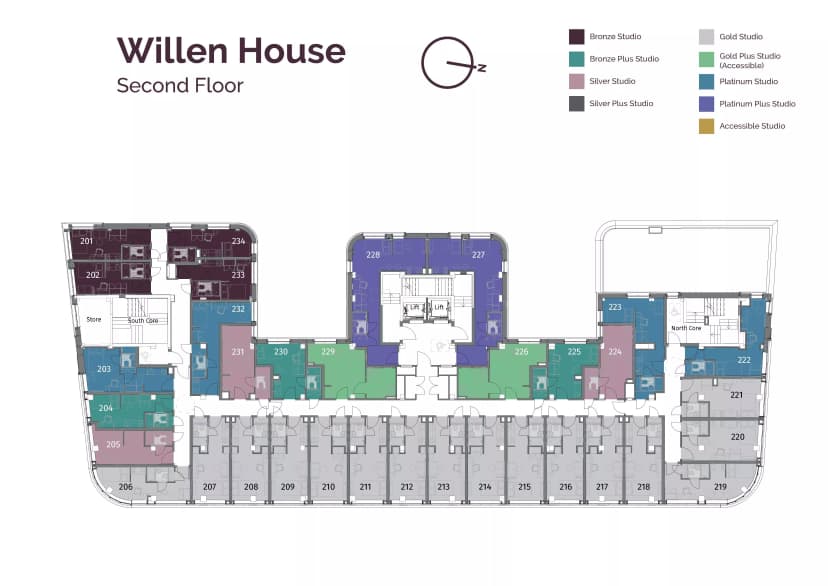 Willen House, London view 6