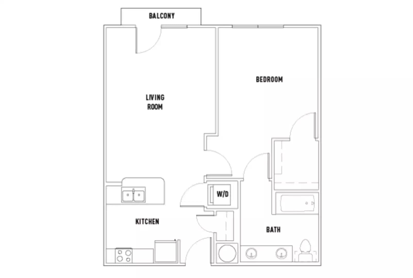 23rd: 1 Bed - 1 Bath C Premium