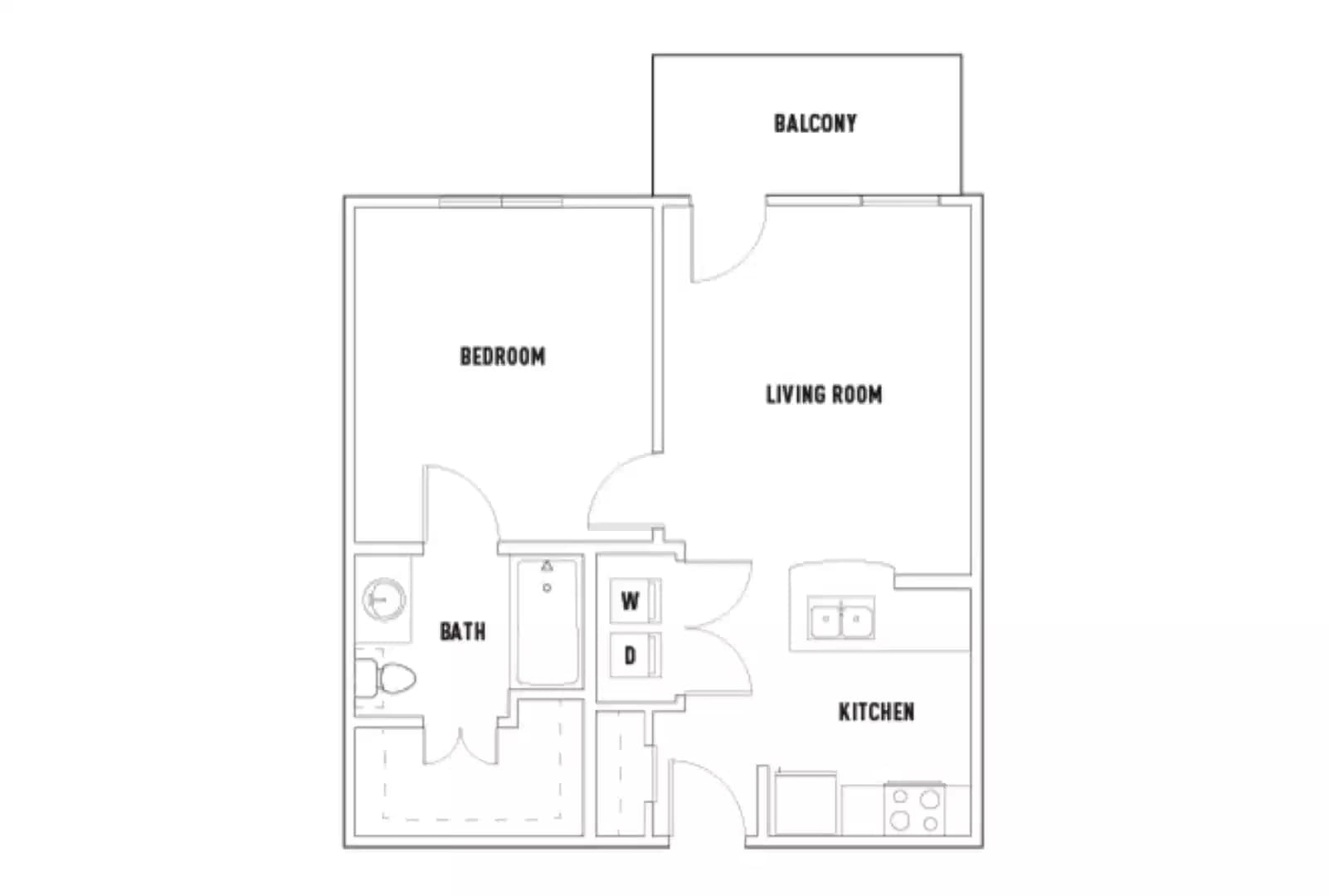 28th: 1 Bed - 1 Bath A Premium