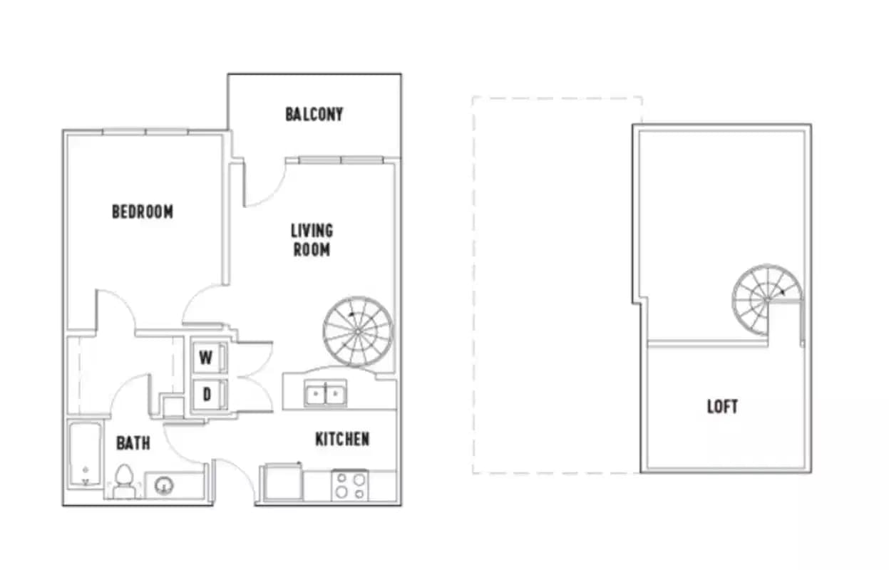 Leon: 1 Bed - 1 Bath E Premium w/Loft