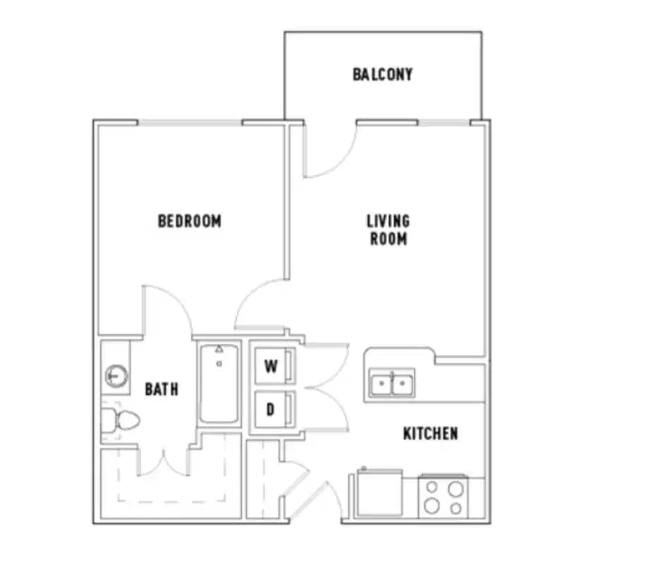 Pearl S: 1 Bed - 1 Bath A Premium Private Bedroom
