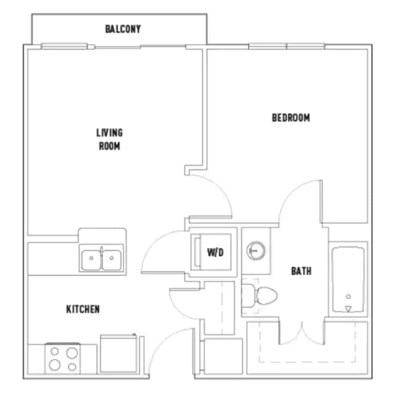 Rio: 1 Bed - 1 Bath A Premium