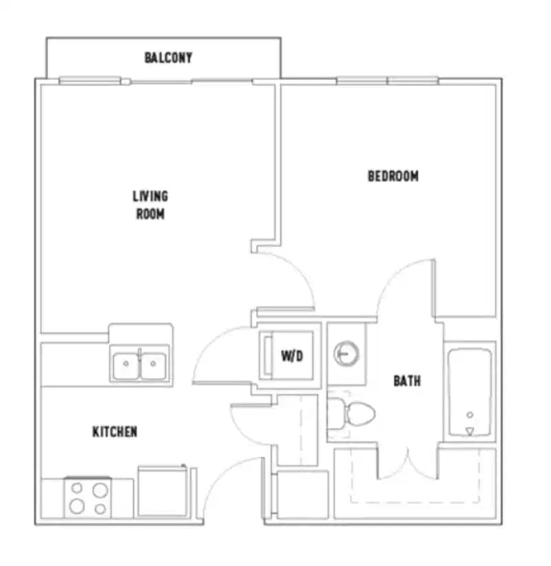 Rio: 1 Bed - 1 Bath A Premium Smart