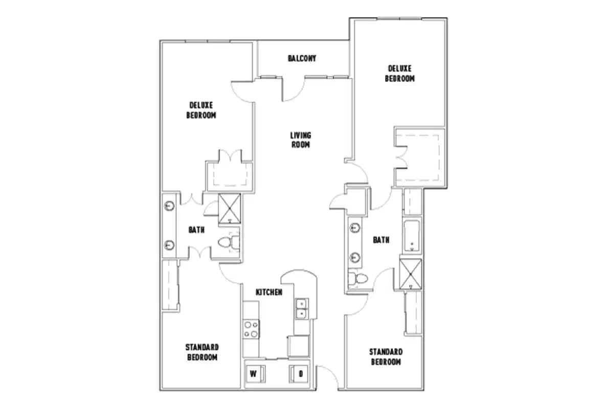 Room in 25th E: 4 Bed - 2 Bath A Premium Private Bedroom