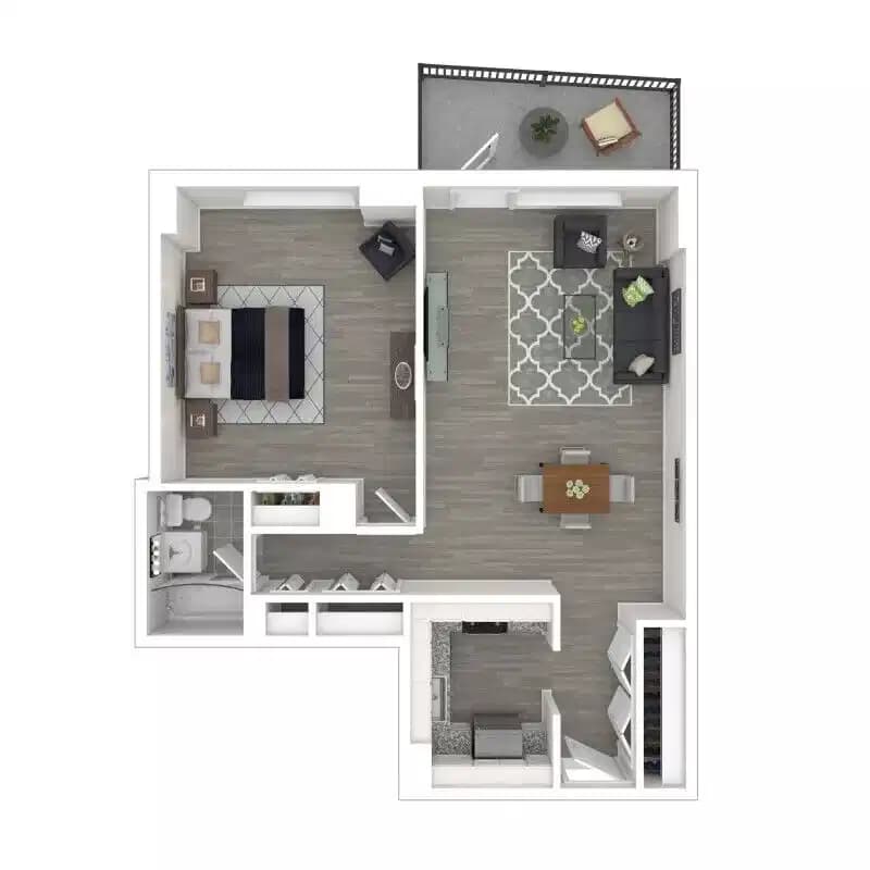 A3R Renovated - 1 Bed 1 Bath
