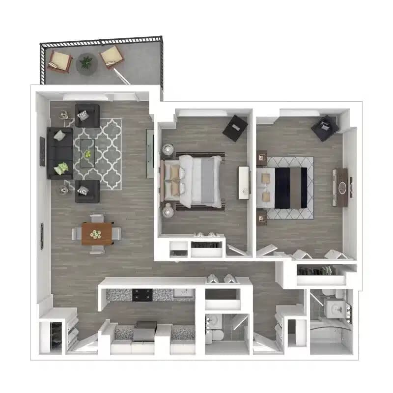 B2R Renovated - 2 Bed 1.5 Bath