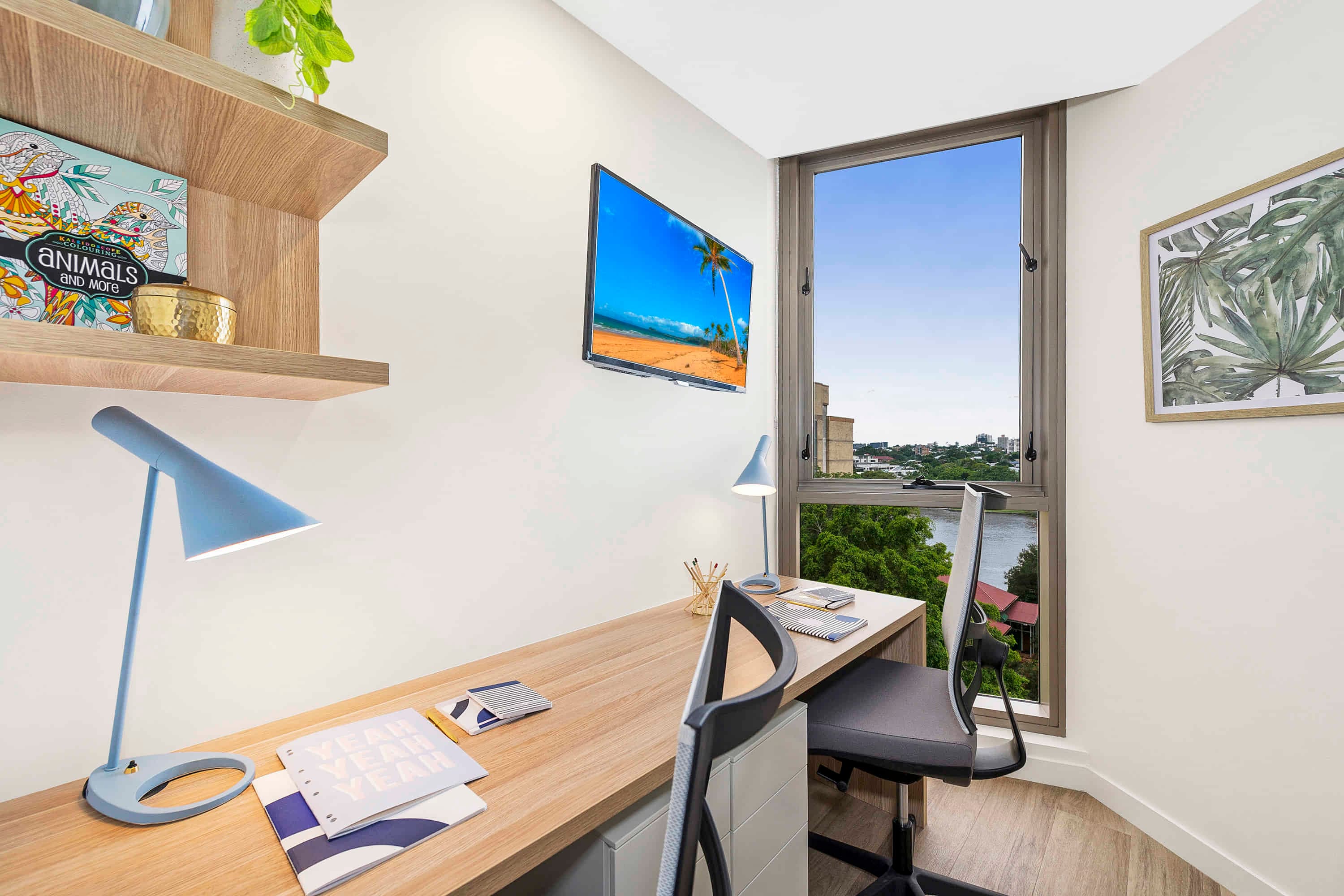 Large Twin Studio Views