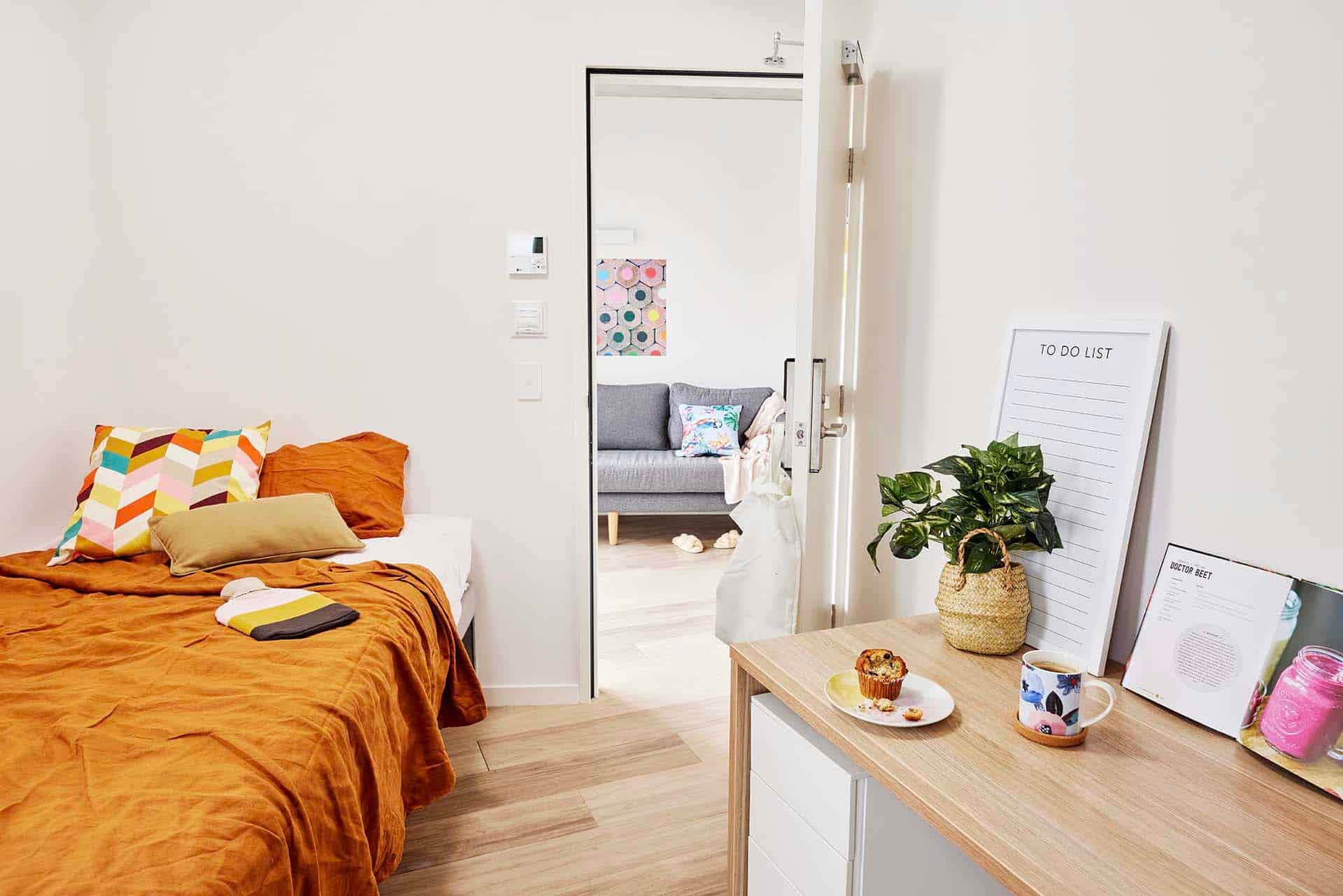 4 Bedroom Shared Bathroom, Double Bed