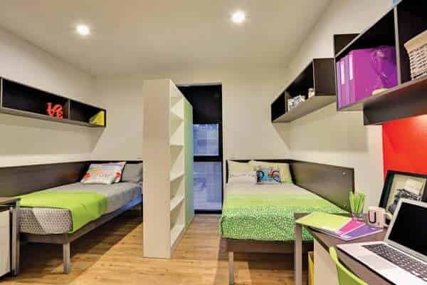 Twin, King Single Bed, 8 Bed Apartment